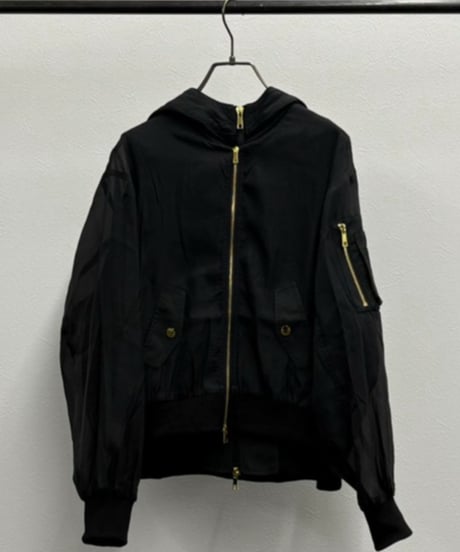 【R2501-MPK778】Shoulder MA-1 hoodie (1740899)