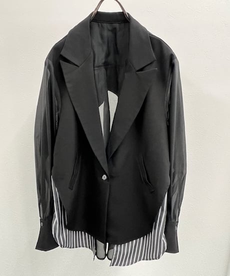 【R2601-LJK926】 Layered sheer jacket (1741033）
