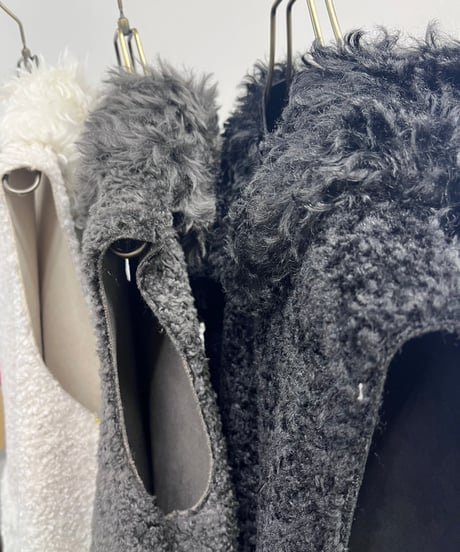 【R2503-RMF870】　Reversible mixed fur hoodie（1680054）