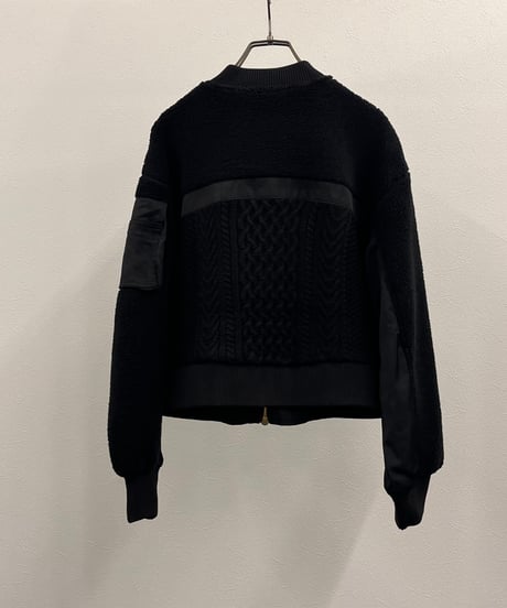 【R2403-DNB724】Docking knit  blouson (1740832)