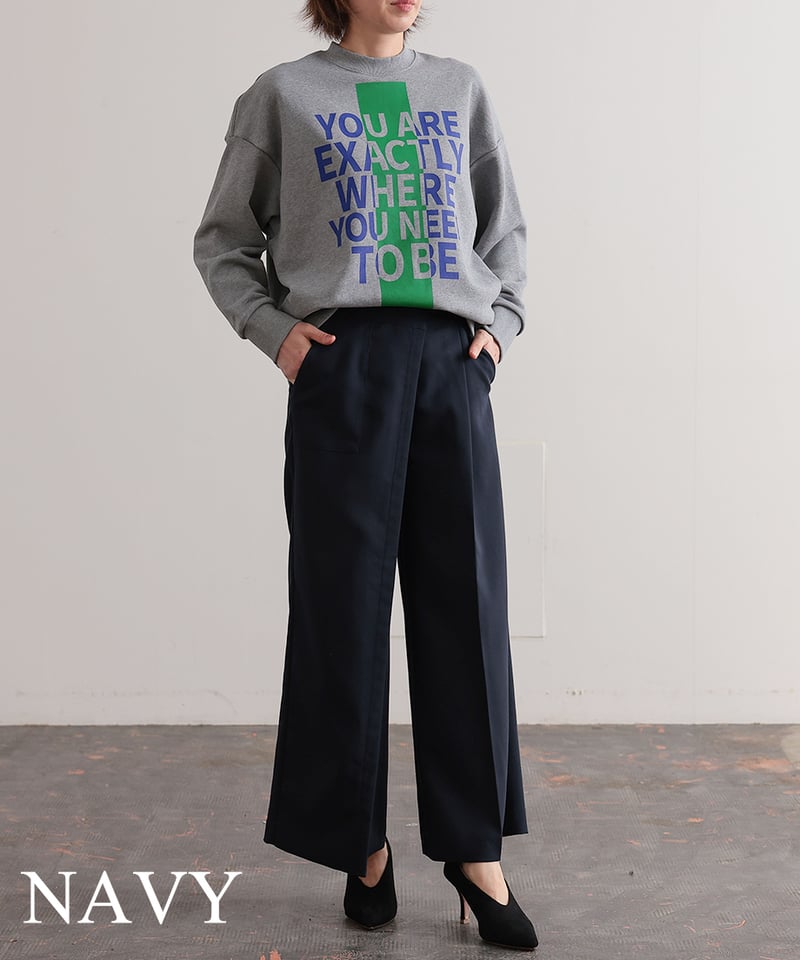 R2403-RPT760】Wrapped pants (1740863) | RISLEY R2403-RPT760】Wrapped pants (1740863) | RISLEY