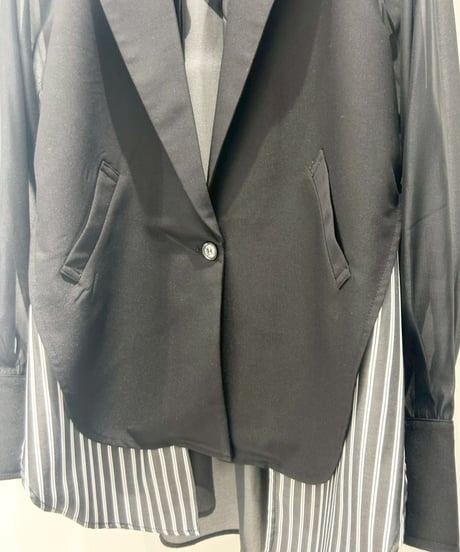 【R2601-LJK926】 Layered sheer jacket (1741033）
