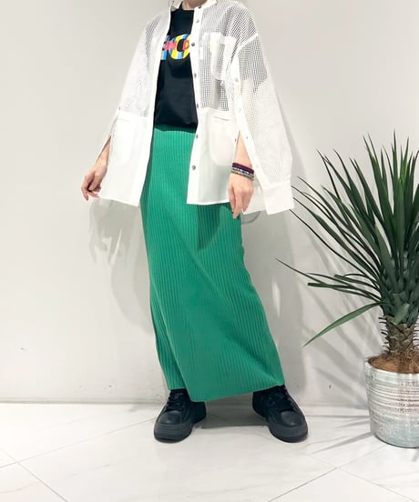 【R2501-MBL776】Mesh shirt (1740901)