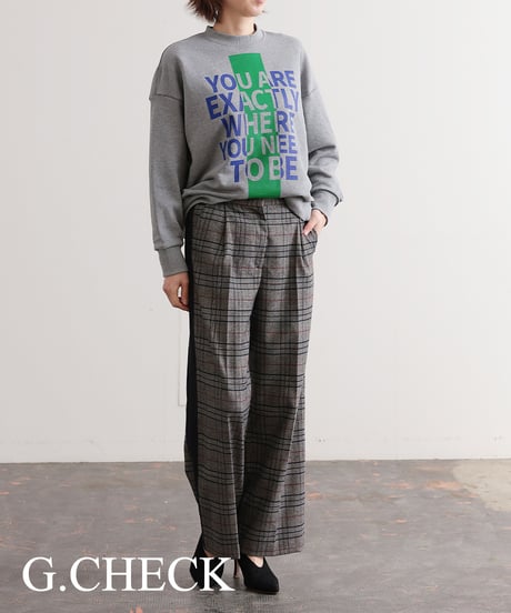 【R2403-SPT750】Check pants (1740866)