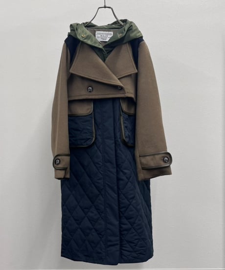 【R2503-QLT898】 Quilted long coat（1680060）