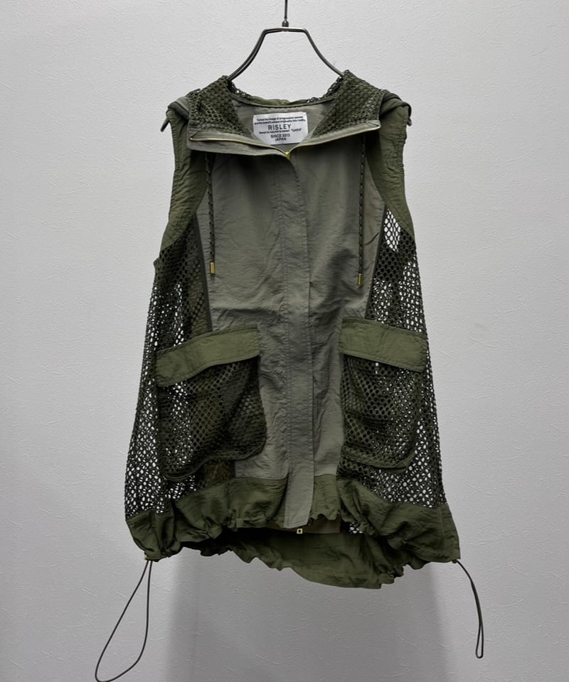 R2601-FCV946】 Hooded tunic vest (1741051) | RI