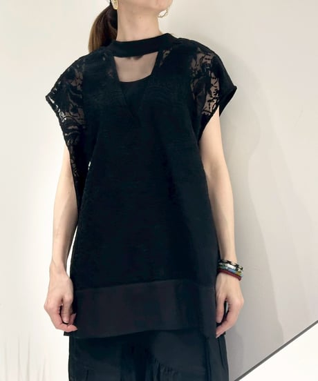 【R2601-RRB920】 Lace pullover (1741050）