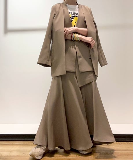 【R2503-RSK849】Unlined wrap skirt（1740954）