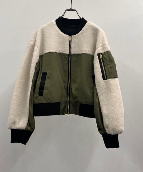 【R2403-DNB724】Docking knit  blouson (1740832)