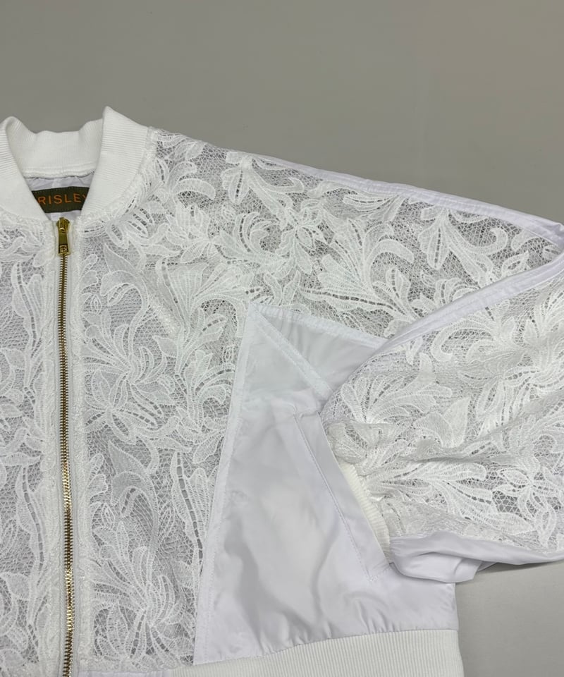 RISLEY Back pleats blouson シアー ブラック 近年 R2501-RBZ802】2way lace blouson (1740919) | RIS