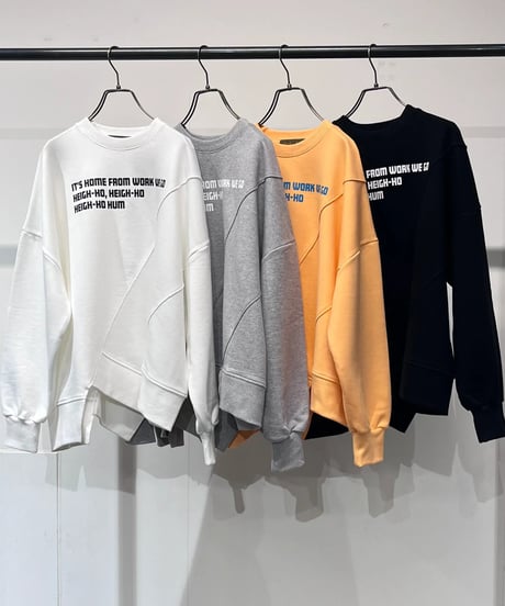 【R2501-BSW820】Asymmetry sweat (1740908)