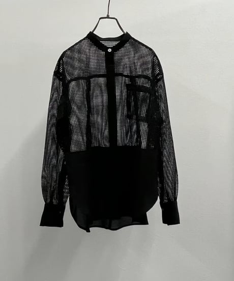 【R2501-MBL776】Mesh shirt (1740901)