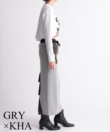 【R2403-BFS715】Back punching skirt with frills (1740840)
