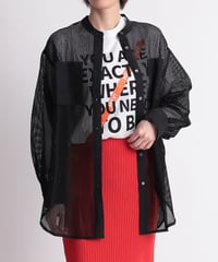【R2403-TSH742】Mesh shirt (1740829)