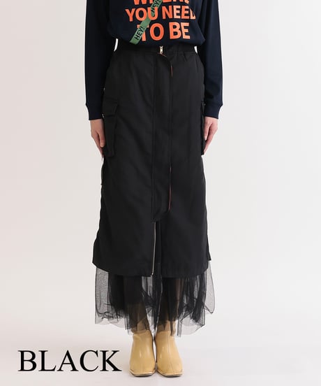 【R2403-MSK665】MA-1 skirt (1740799)