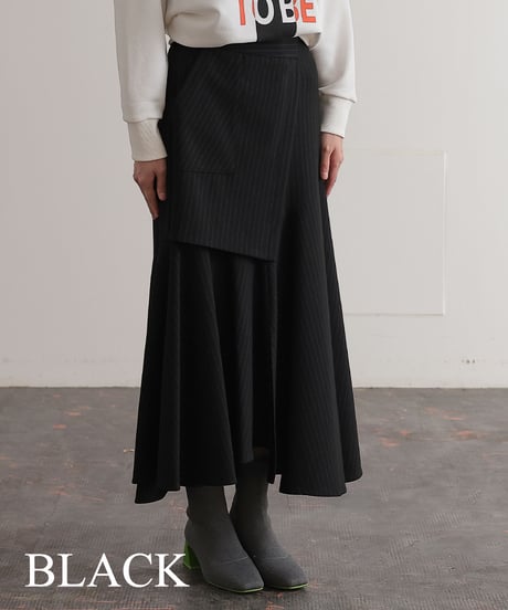 【R2403-SSK737】Wrapped skirt (1740847)