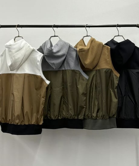 【R2503-NSF865】Sleeveless hoodie（1740970）