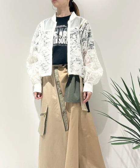 【R2601-RRB920】 Lace Blouson（1741048）
