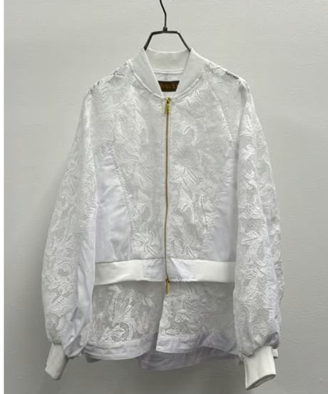 【R2501-RBZ802】２way lace blouson (1740919)