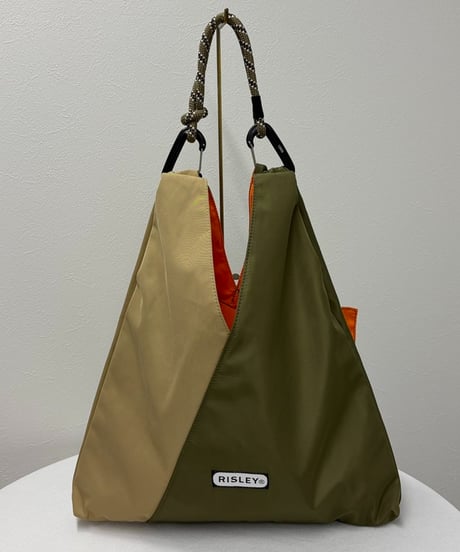 【R2501-TFB43】Bicolot triangle bag with frills (1740976)