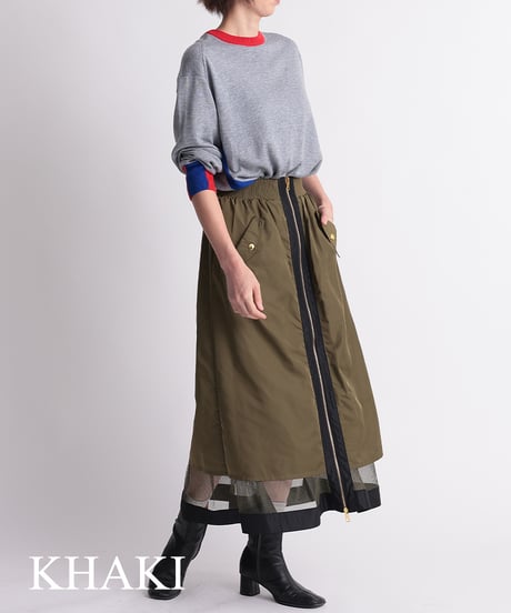 【R2401-RMS597】Reversible mesh skirt (1740730)