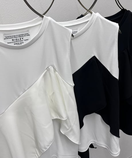 【R2601-AFT1071】   Asymmetrical ruffle tank top（1741152）