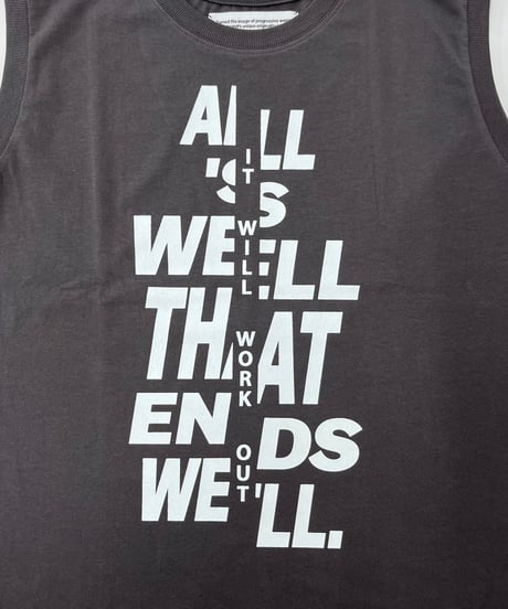 【R2601-RTT1070】  Logo tank top（1741155）