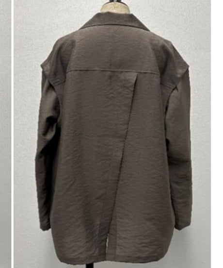 【R2601-TJK970】 Detachable sleeves jacket  (1741085）