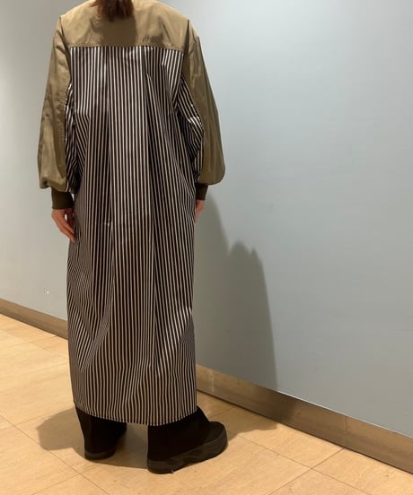 【R2501-MOP749】Front zip shirt (1740875)