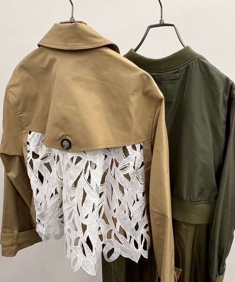 【R2501-ETC755】Short trench ensemble coat (1740873)