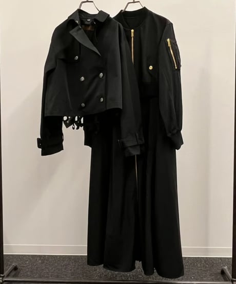 【R2501-ETC755】Short trench ensemble coat (1740873)