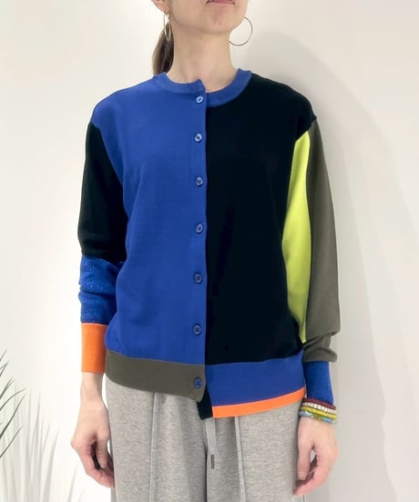 【R2503-BCD875】 Bicolor 2way cardigan（1741006)