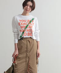 【R2403-LLT690】Logo long sleeve T-shirt (1740813)