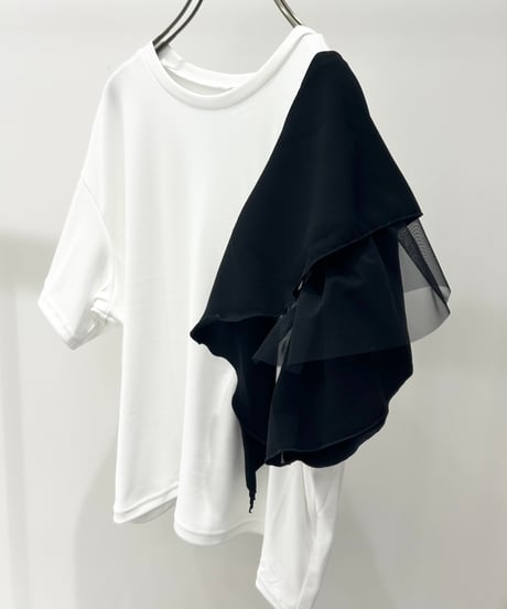 【R2601-GSC979】Gathered sleeve top  (1741090）