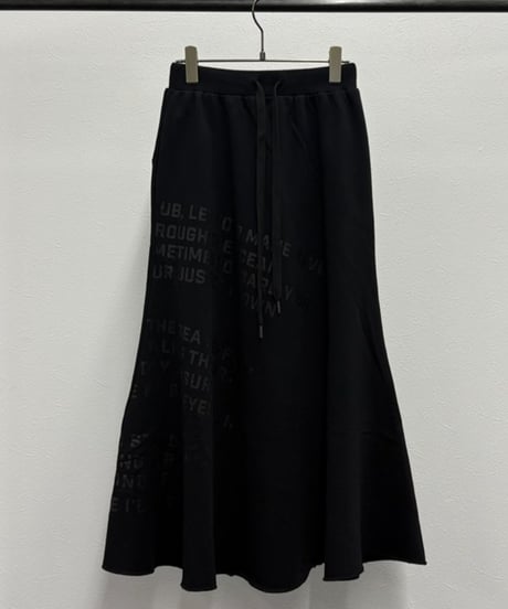 【R2503-LFS860】 Logo flared skirt (1740966）