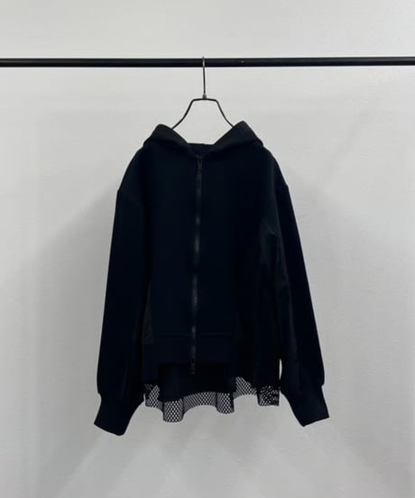 【R2601-BMP916】 Back mesh hoodie（1741022）