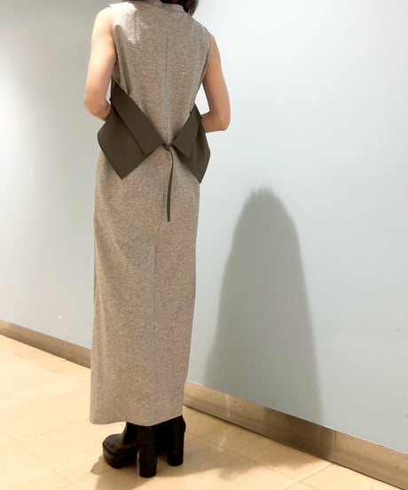 【R2601-LOP975】 Layered vest dress (1741092）