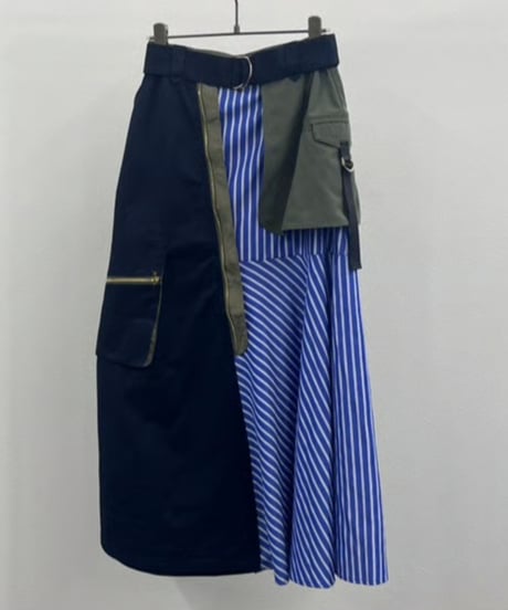 【R2601-LSK923】 Asymmetric military skirt (1741030)