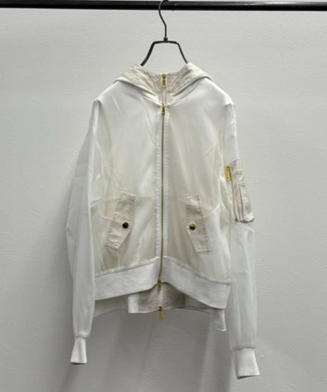 【R2501-MPK778】Shoulder MA-1 hoodie (1740899)