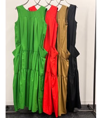 【R2401-GOP687】2Way gathered dress (1740776)
