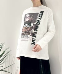 【R2601-PLT915】 Logo long t-shirt（1741026）