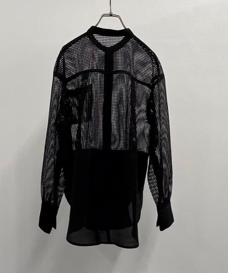 【R2501-MBL776】Mesh shirt (1740901)