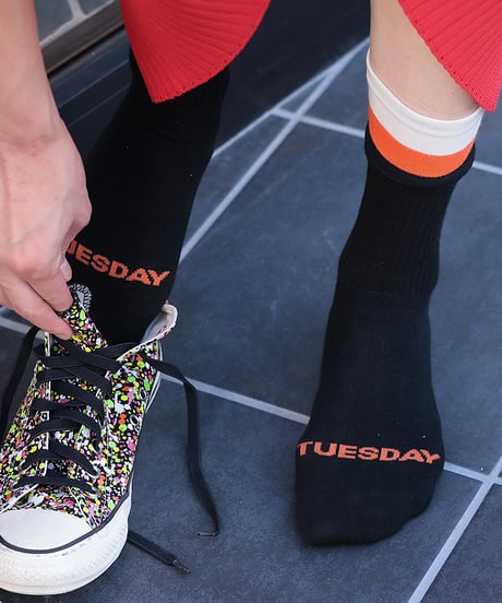 【R2403-LSC708】Socks TUESDAY (1740854)