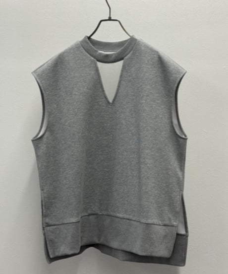 【R2503-HNV871】Sleeveless high neck sweatshirt（1740983）