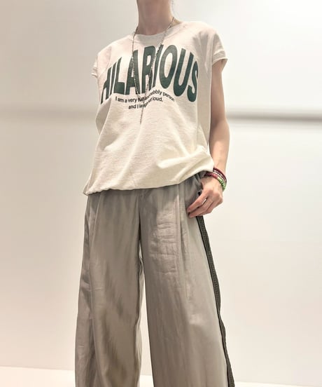 【R2501-LSW851】Logo sweat tank top (1740952）