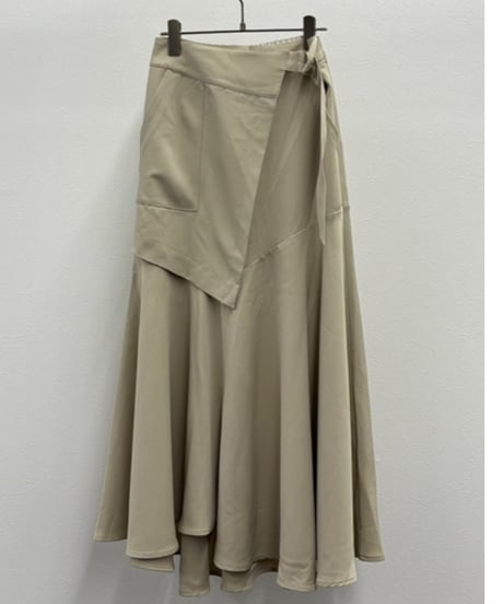 【R2503-RSK849】Unlined wrap skirt（1740954）