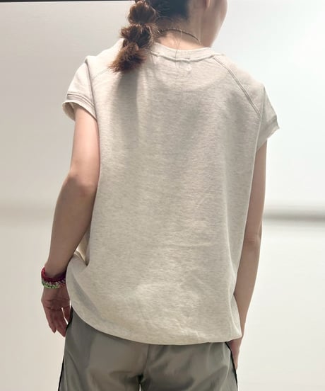 【R2501-LSW851】Logo sweat tank top (1740952）