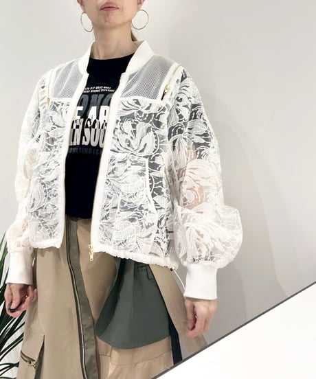 【R2601-RRB920】 Lace Blouson（1741048）