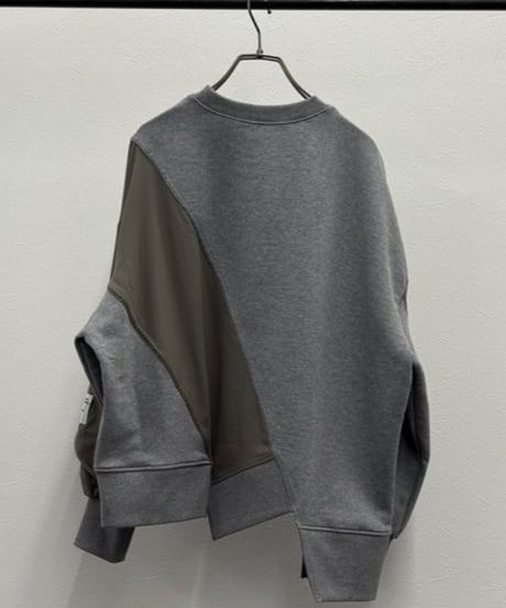 【R2503-BSW869】Contrast panel sweatshirt（1740971）