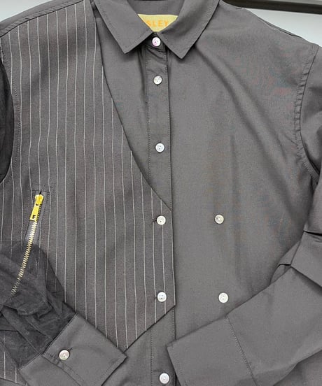 【R2501-BSH761】Shirt with vest (1740876)